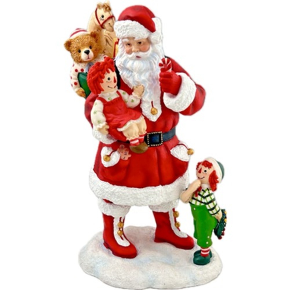 Pipka‎ RAGGEDY ANN & ANDY SANTA #1944 of Limited Edition Design #10099 9"